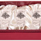 Набор из трех стопок с оловянными накладками(Герб Мин. обороны) в картонном футляре с накладкой  Отечество Долг Честь